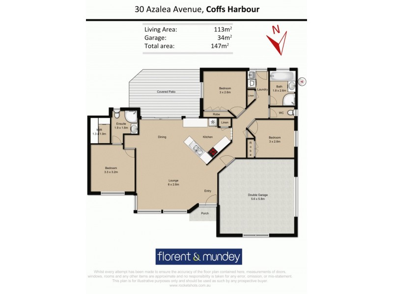 30 Azalea Ave, Coffs Harbour NSW 2450 Floorplan