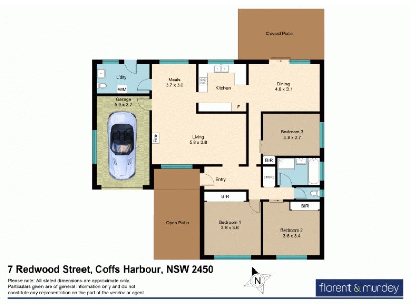 7 Redwood Street, Coffs Harbour NSW 2450 Floorplan