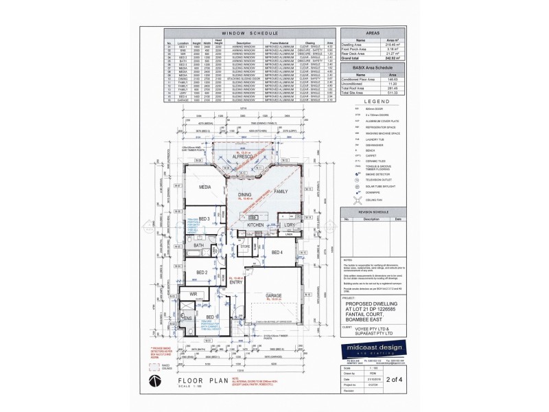 7 Fantail Ct, Boambee East NSW 2452 Floorplan