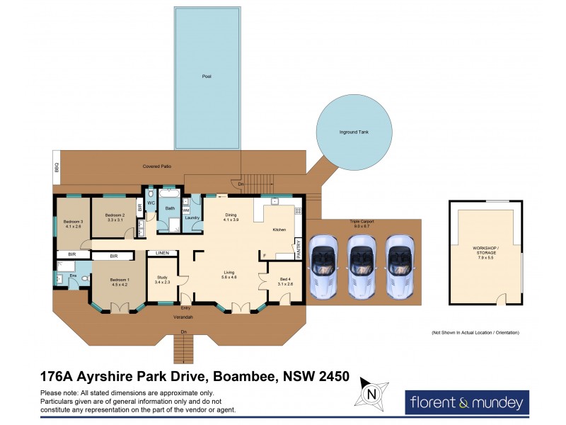 176A Ayrshire Park Dr, Boambee NSW 2450 Floorplan