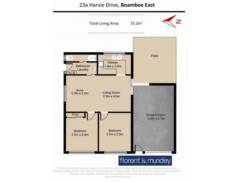 23A Harvie Dr, Boambee East NSW 2452 Floorplan