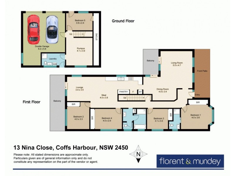 13 Nina Close, Coffs Harbour NSW 2450 Floorplan