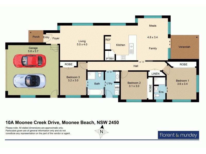 10a Moonee Creek Dr, Moonee Beach NSW 2450 Floorplan
