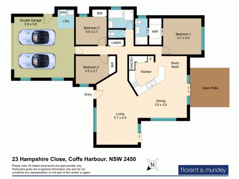 23 Hampshire Close, Coffs Harbour NSW 2450 Floorplan