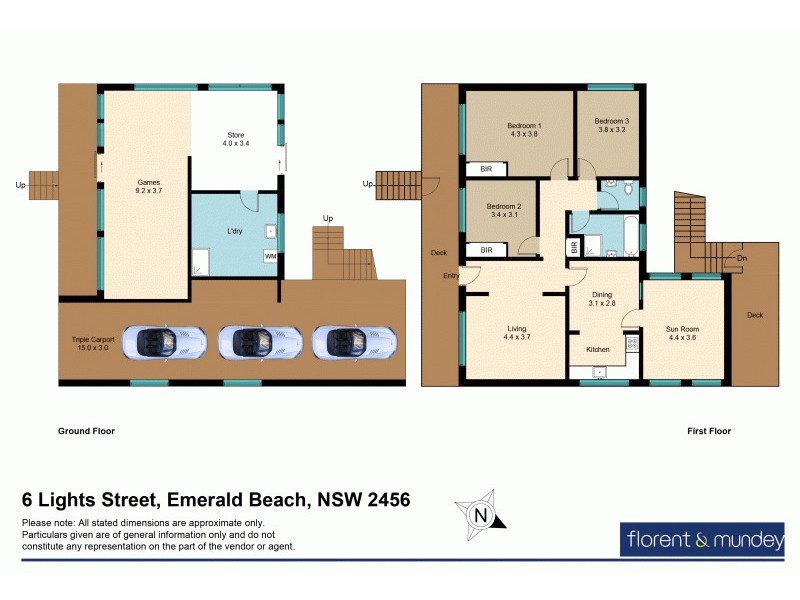6 Lights Street, Emerald Beach NSW 2456 Floorplan