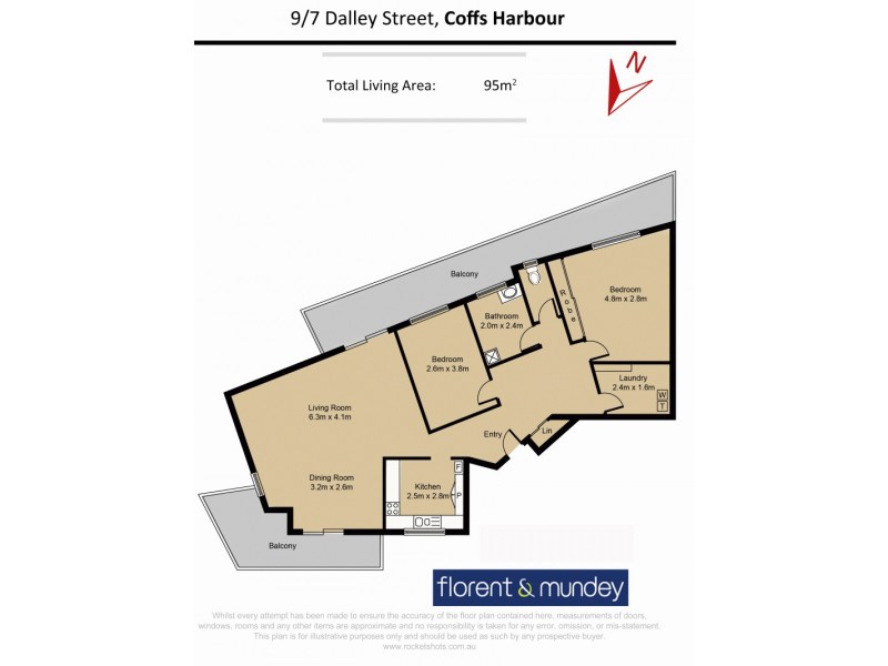 9/7 Dalley St, Coffs Harbour NSW 2450 Floorplan