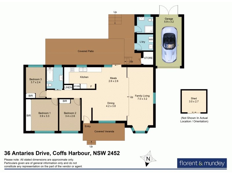 36 Antaries Ave, Coffs Harbour NSW 2450 Floorplan