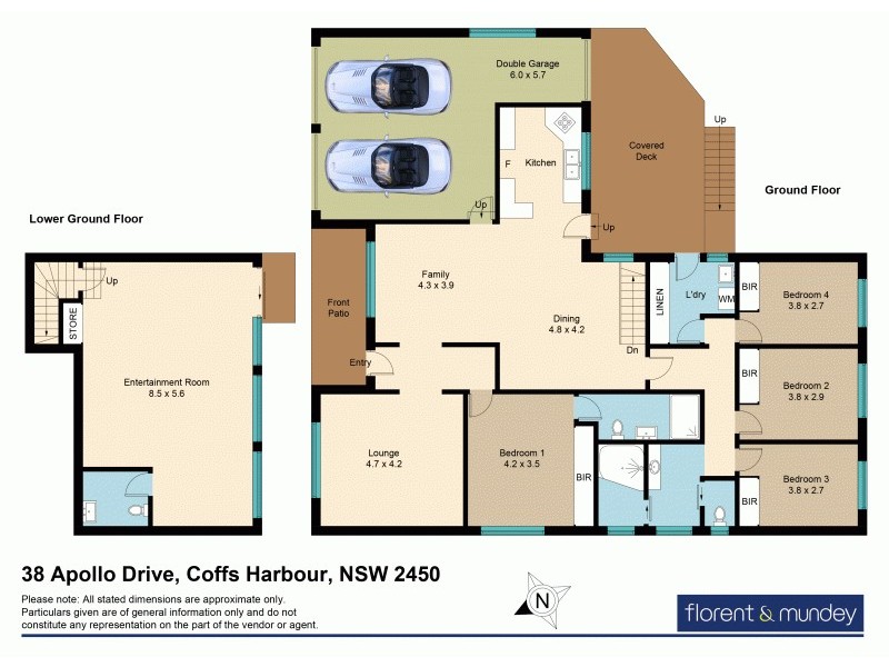 38 Apollo Dr, Coffs Harbour NSW 2450 Floorplan