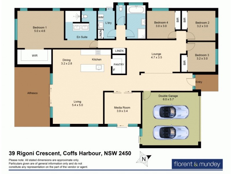 39 Rigoni Cres, Coffs Harbour NSW 2450 Floorplan