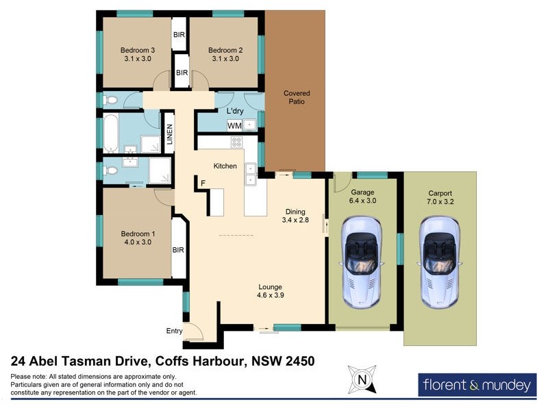 24 Abel Tasman Dr, Coffs Harbour NSW 2450 Floorplan