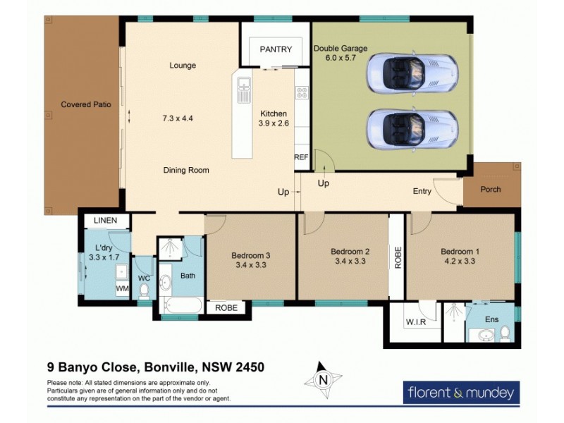 9 Banyo Close, Bonville NSW 2441 Floorplan