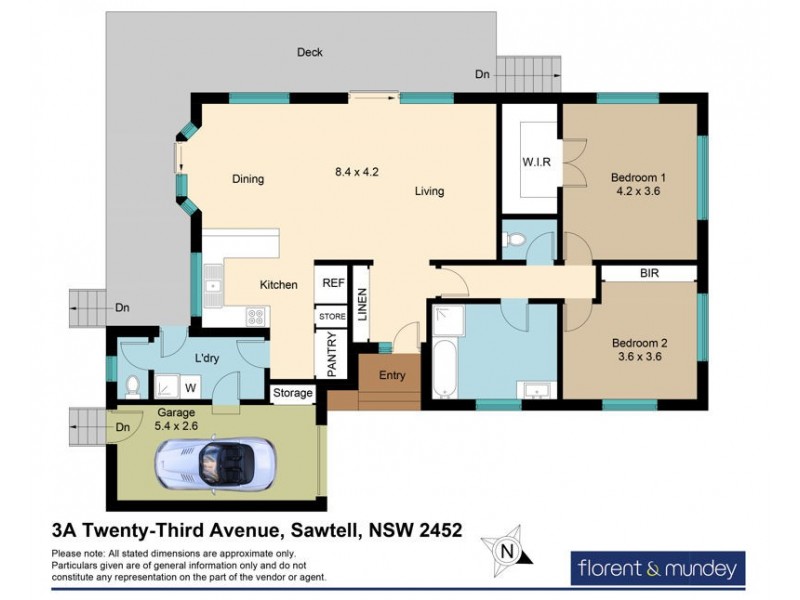 3A Twenty-Third Avenue, Sawtell NSW 2452 Floorplan