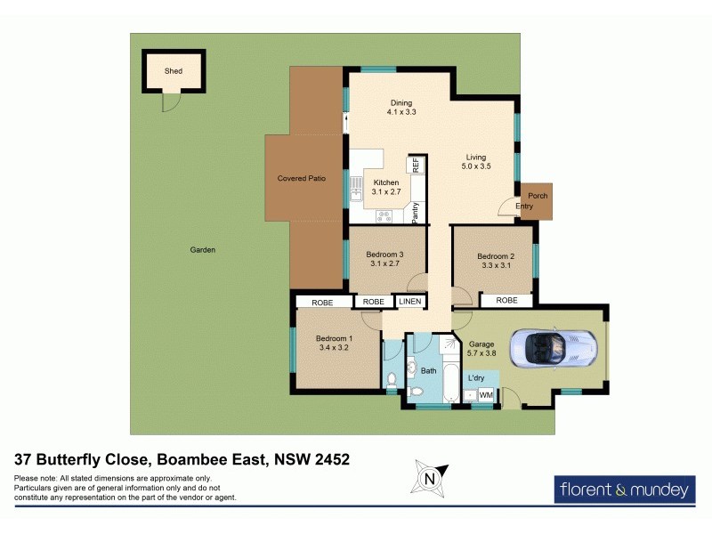 37 Butterfly Cl, Boambee East NSW 2452 Floorplan