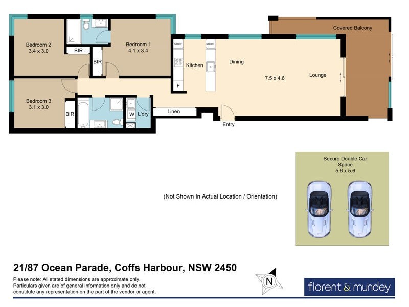 21/87 Ocean Pde, Coffs Harbour NSW 2450 Floorplan