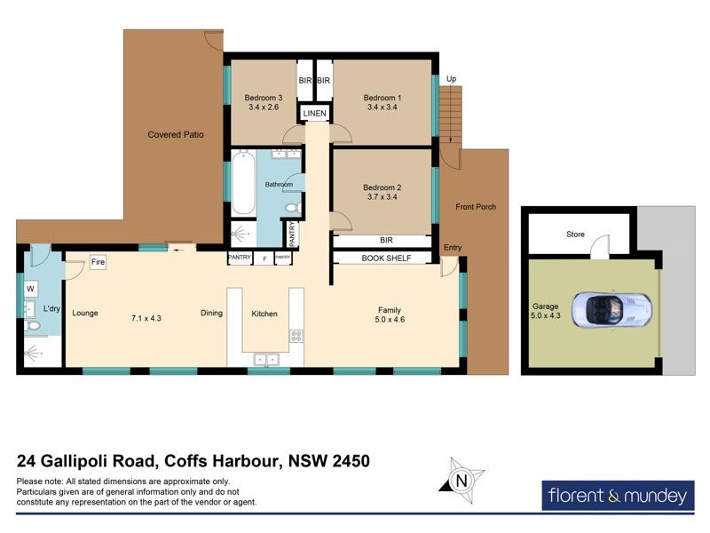 24 Gallipoli Rd, Coffs Harbour NSW 2450 Floorplan