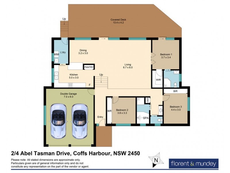 2/4 Abel Tasman Drive, Coffs Harbour NSW 2450 Floorplan