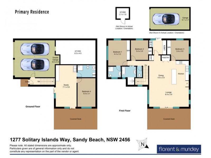 1277 Solitary Islands Way, Sandy Beach NSW 2456 Floorplan