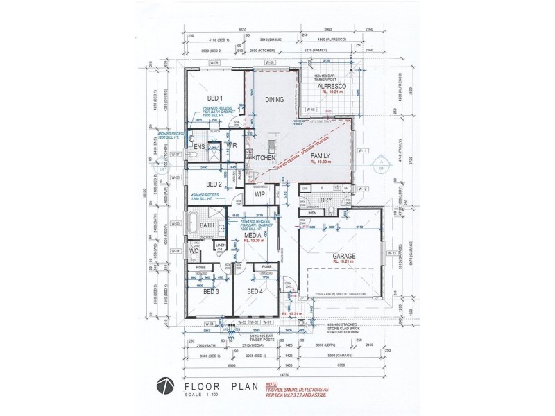 4 Reicks Cl, Sapphire Beach NSW 2450 Floorplan