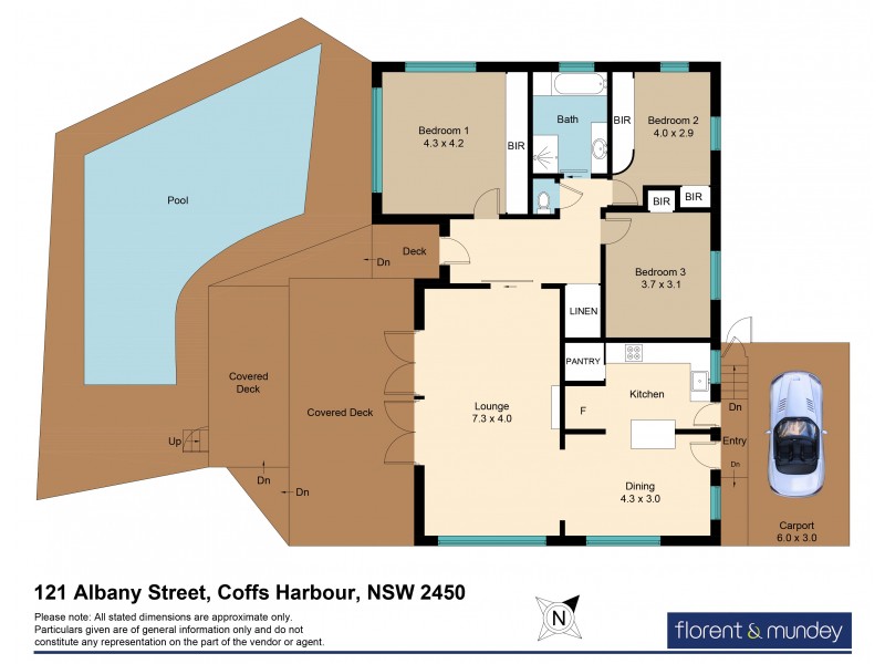 121 Albany St, Coffs Harbour NSW 2450 Floorplan