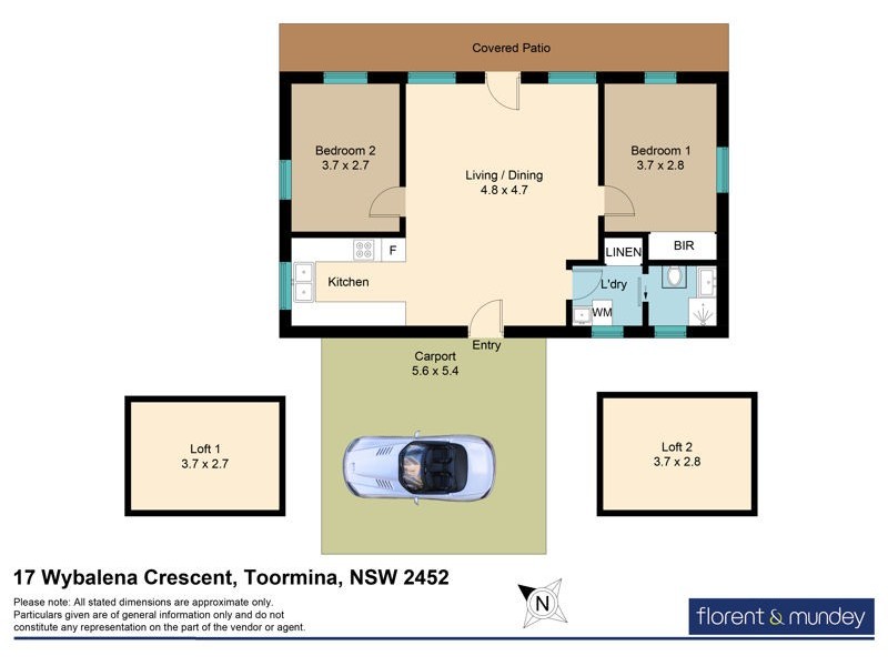 17 Wybalena Crescent, Toormina NSW 2452 Floorplan