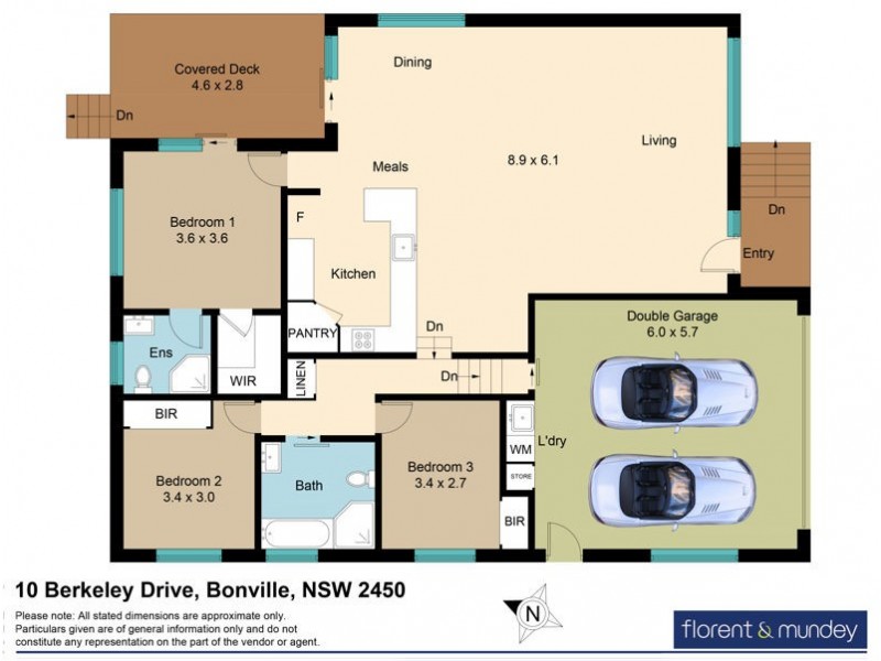 10 Berkeley Dr, Bonville NSW 2441 Floorplan