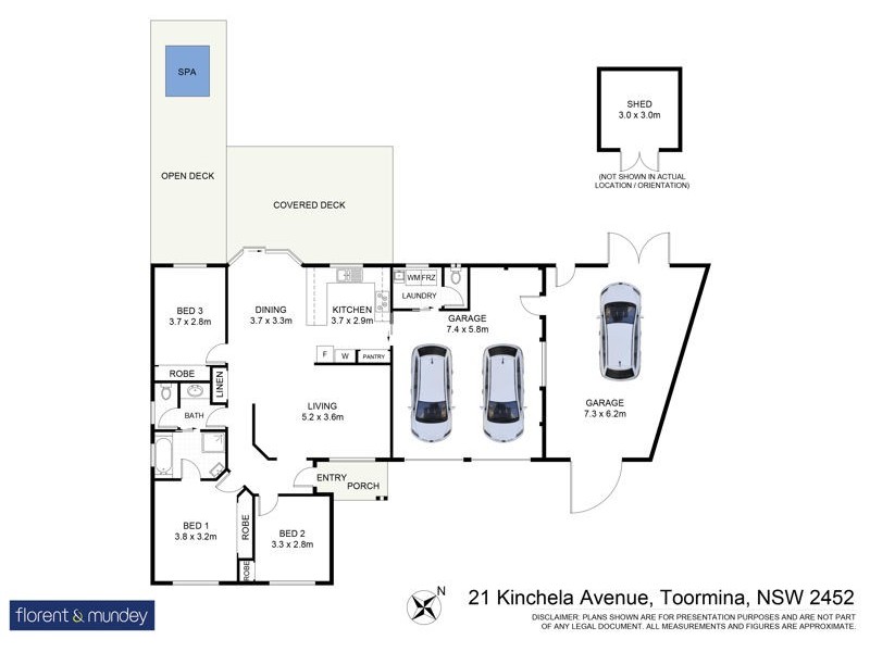 21 Kinchela Avenue, Toormina NSW 2452 Floorplan