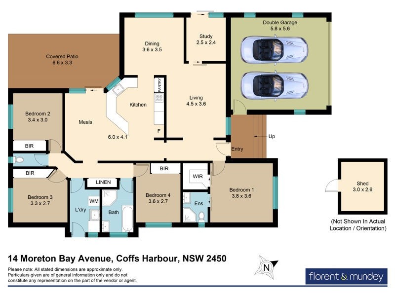 14 Moreton Bay Ave, Coffs Harbour NSW 2450 Floorplan