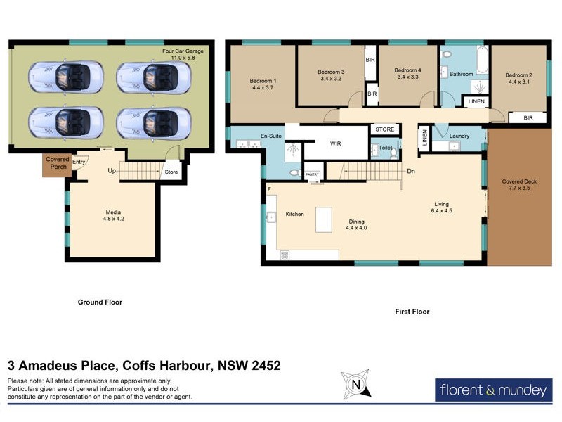 3 Amadeus Pl, Coffs Harbour NSW 2450 Floorplan