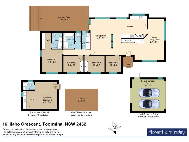 16 Illabo Crescent, Toormina NSW 2452 Floorplan