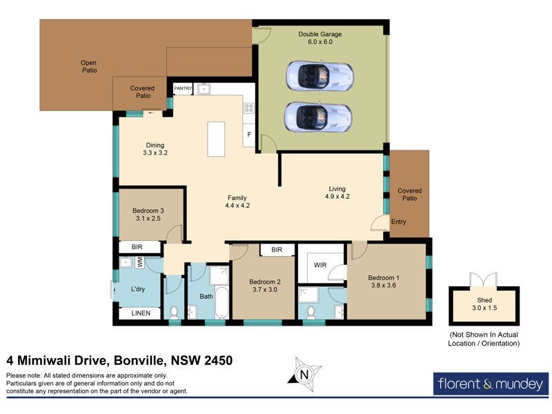 4 Mimiwali Drive, Bonville NSW 2441 Floorplan