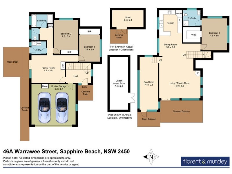 46A Warrawee St, Sapphire Beach NSW 2450 Floorplan