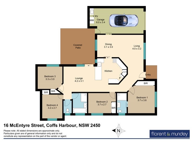 16 McEntyre St, Coffs Harbour NSW 2450 Floorplan