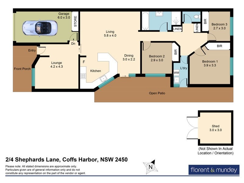 2/4 Shephards Ln, Coffs Harbour NSW 2450 Floorplan