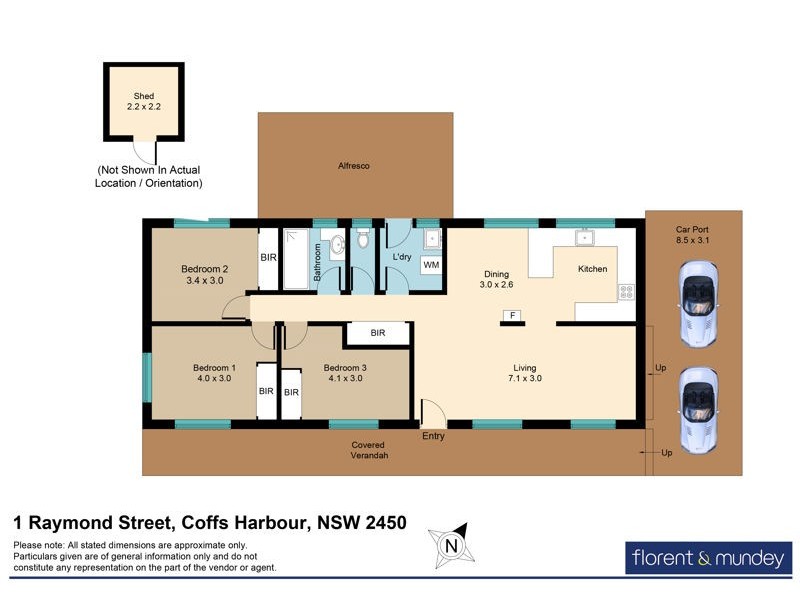 1 Raymond St, Coffs Harbour NSW 2450 Floorplan