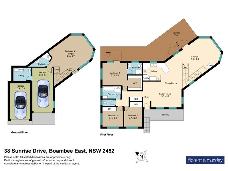 38 Sunrise Dr, Boambee East NSW 2452 Floorplan