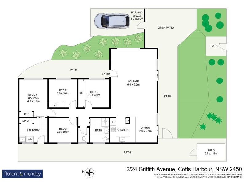 2/24 Griffith Ave, Coffs Harbour NSW 2450 Floorplan