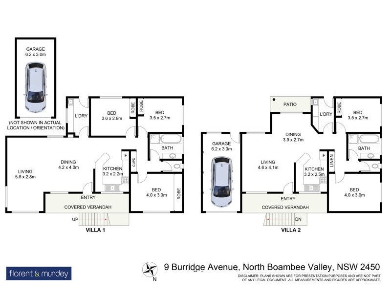 1&2/9 Burridge Ave, Coffs Harbour NSW 2450 Floorplan