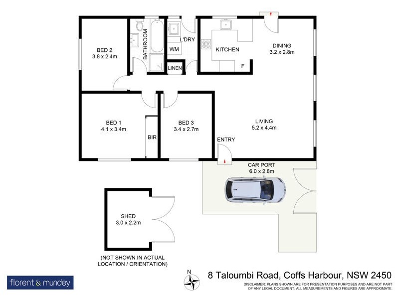8 Taloumbi Rd, Coffs Harbour NSW 2450 Floorplan