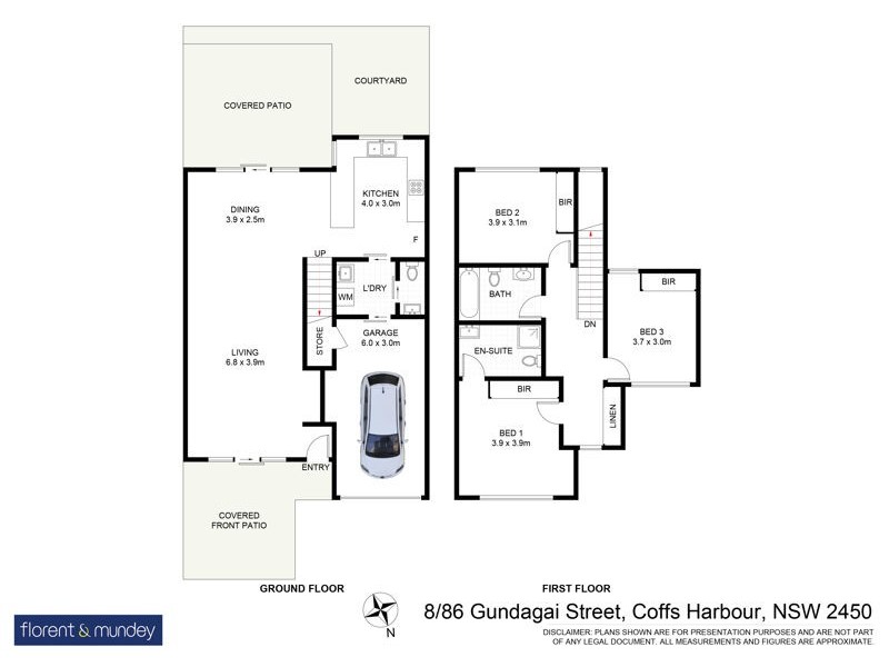 8/86 Gundagai St, Coffs Harbour NSW 2450 Floorplan