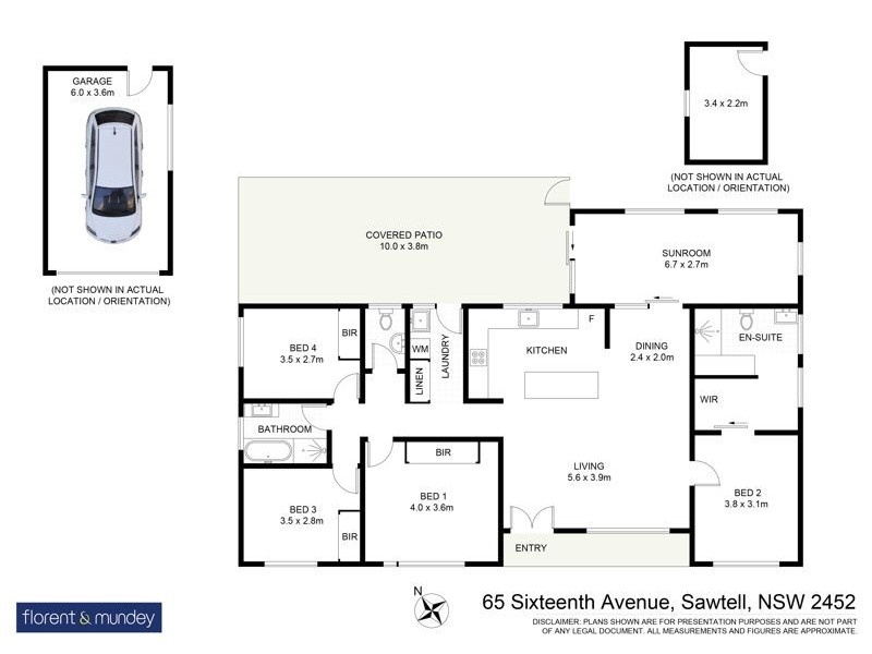 65 Sixteenth Avenue, Sawtell NSW 2452 Floorplan