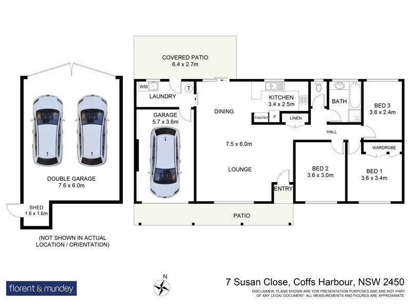 7 Susan Cl, Coffs Harbour NSW 2450 Floorplan