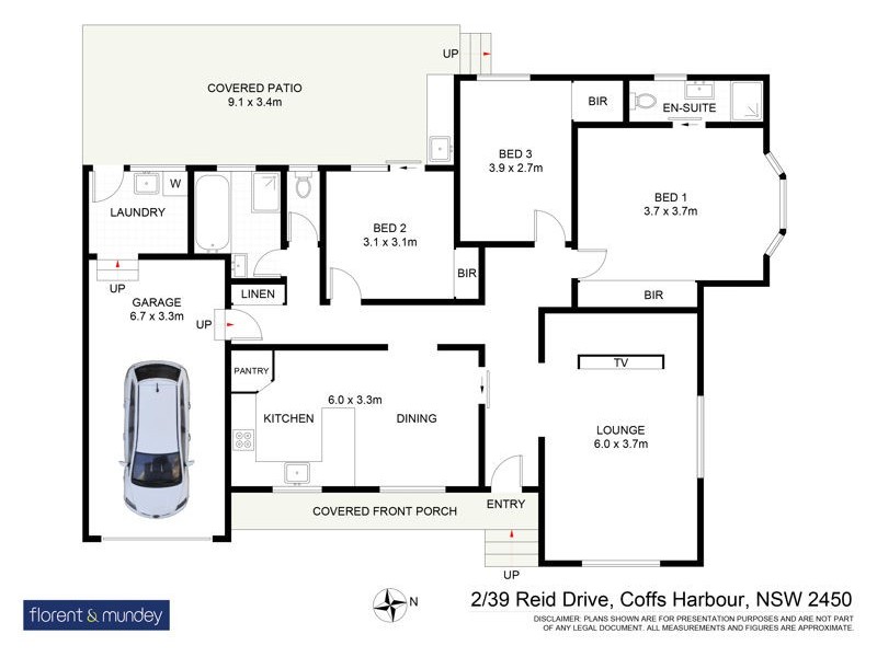 2/39 Reid Dr, Coffs Harbour NSW 2450 Floorplan