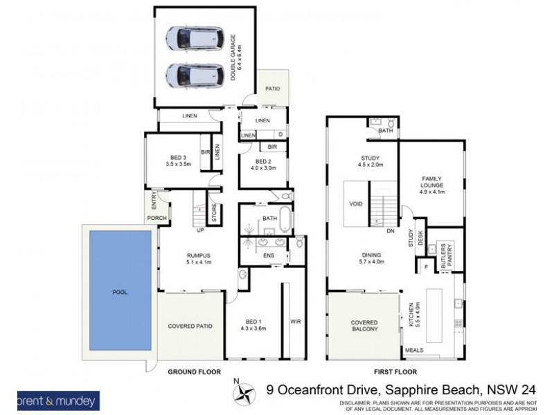 9 Oceanfront Drive, Sapphire Beach NSW 2450