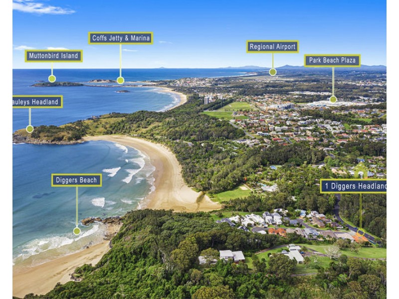 1 Diggers Headland Pl, Coffs Harbour NSW 2450