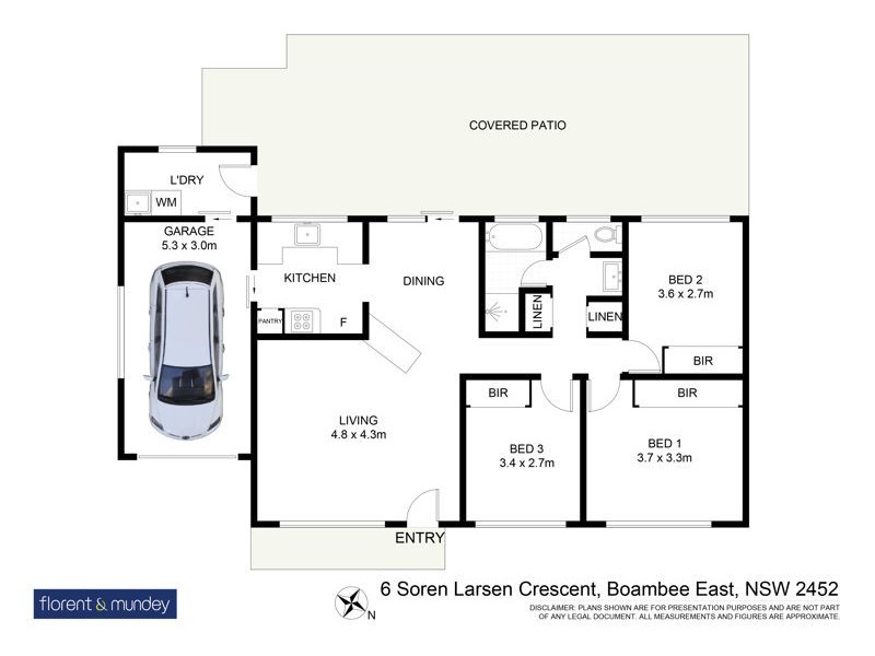 6 Soren Larsen Cres, Boambee East NSW 2452 Floorplan