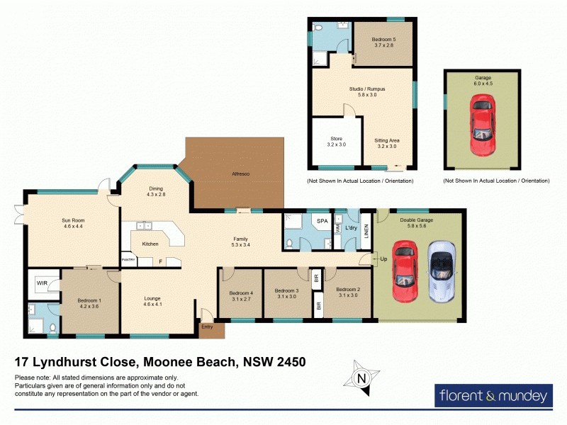 17 Lyndhurst  Close, Moonee Beach NSW 2450 Floorplan
