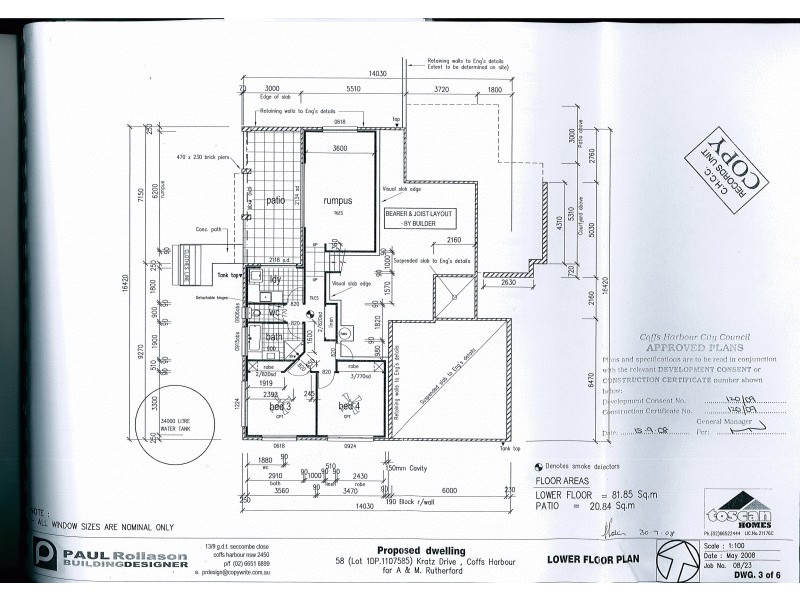 58 Kratz Dr, Coffs Harbour NSW 2450 Floorplan