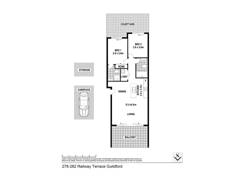 5/278-282 Railway Terrace, Guildford NSW 2161 Floorplan