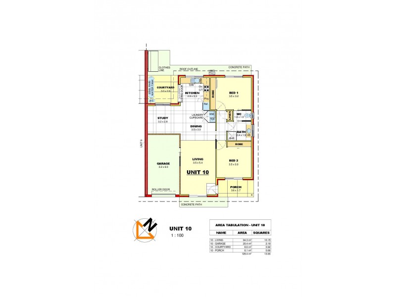 10/480 Wagga Road, Lavington NSW 2641 Floorplan