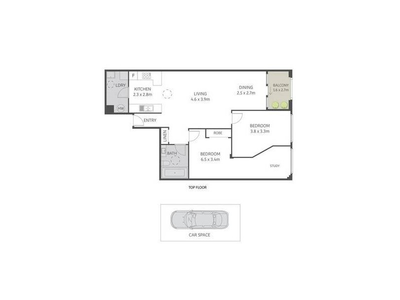 19/16-22 Australia Street, Camperdown NSW 2050 Floorplan